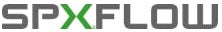 Das Logo von SPXFLOW in grauen, serifenlosen Großbuchstaben. Das „X“ im Schriftzug ist in einem auffälligen Grün gestaltet und dient als zentraler Farbakzent des minimalistischen Designs.